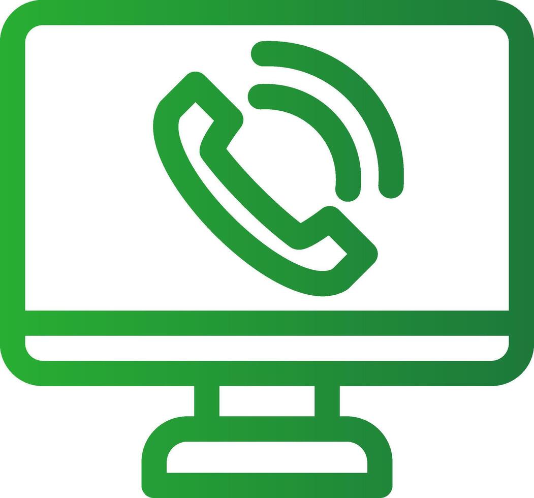 Line Green Gradient Design vector