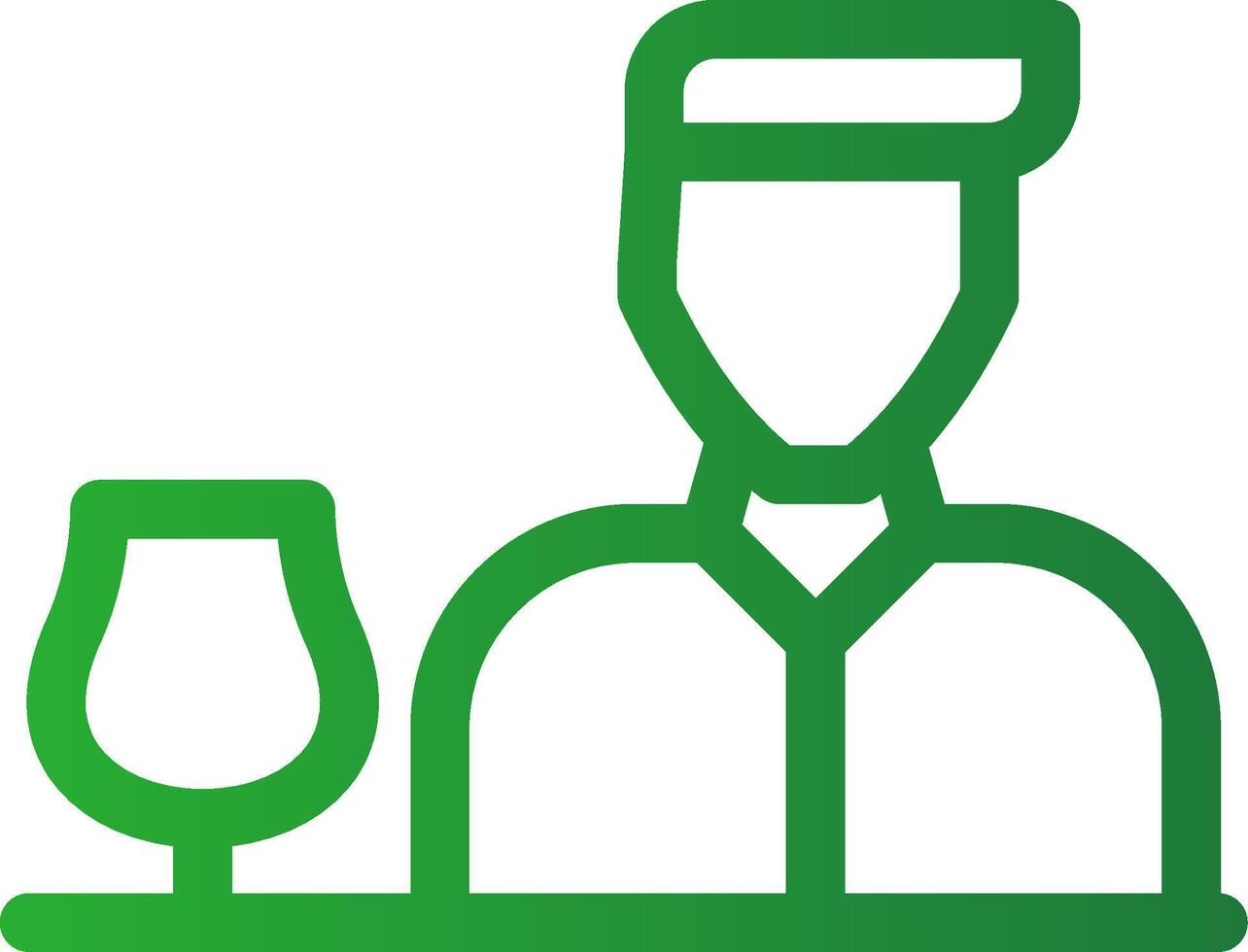 Bartender Creative Icon Design vector