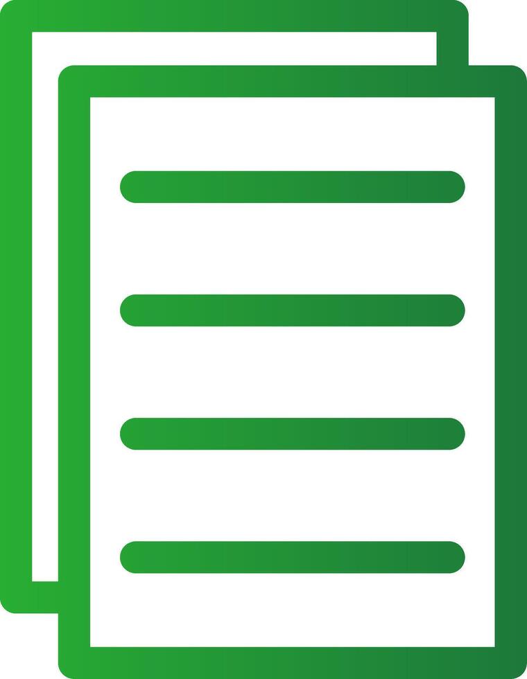 Line Green Gradient Design vector