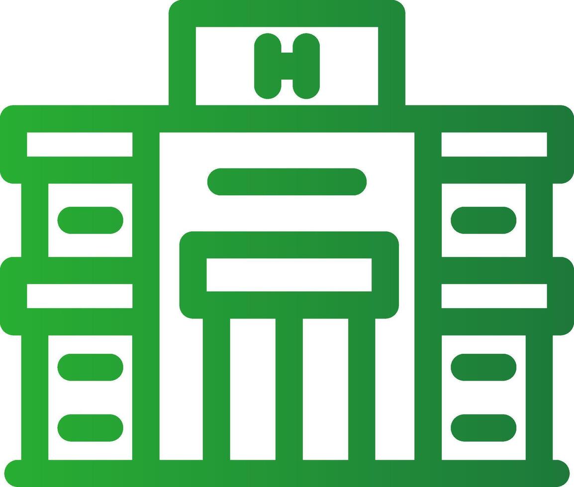 Line Green Gradient Design vector