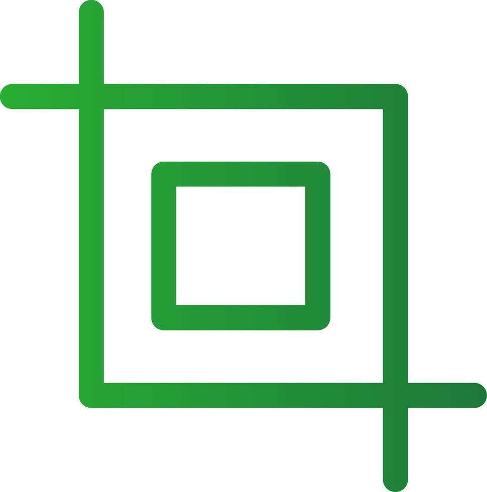 Crop Creative Icon Design vector
