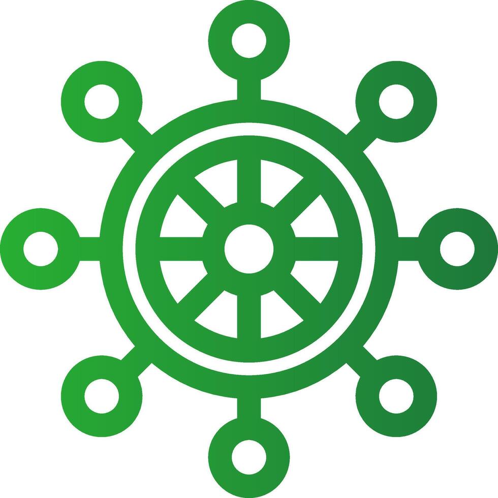 Rudder Creative Icon Design vector