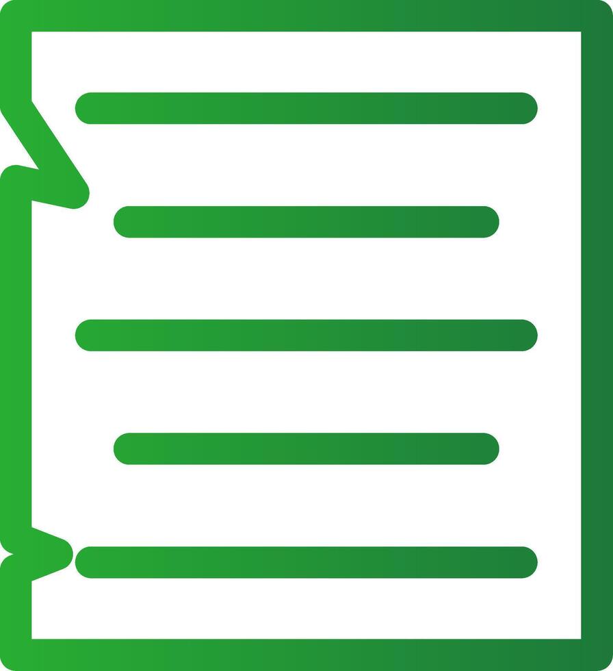 Line Green Gradient Design vector