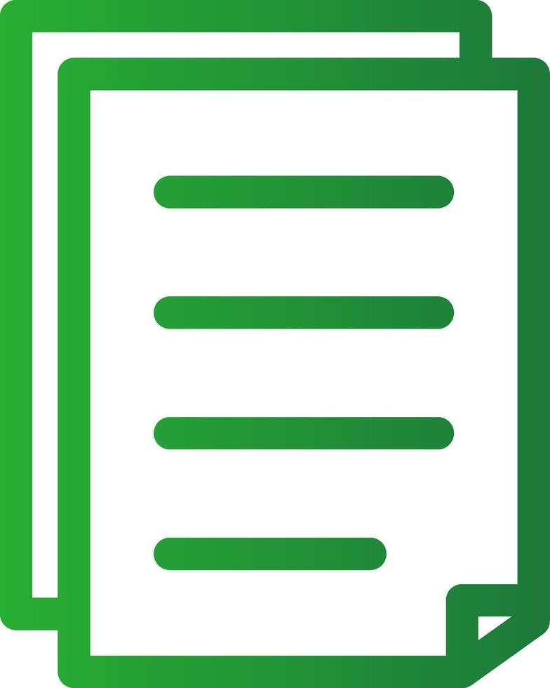 Line Green Gradient Design vector