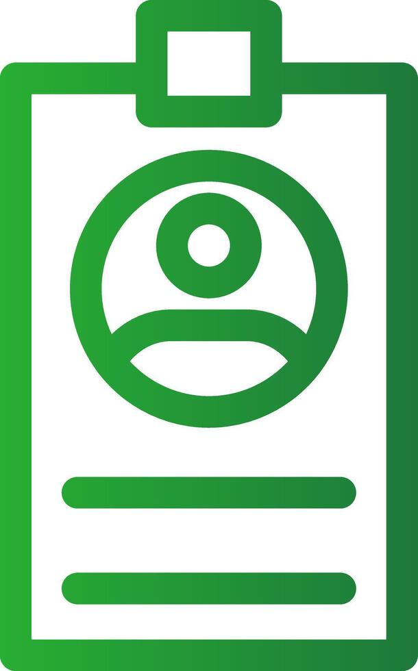 Line Green Gradient Design vector