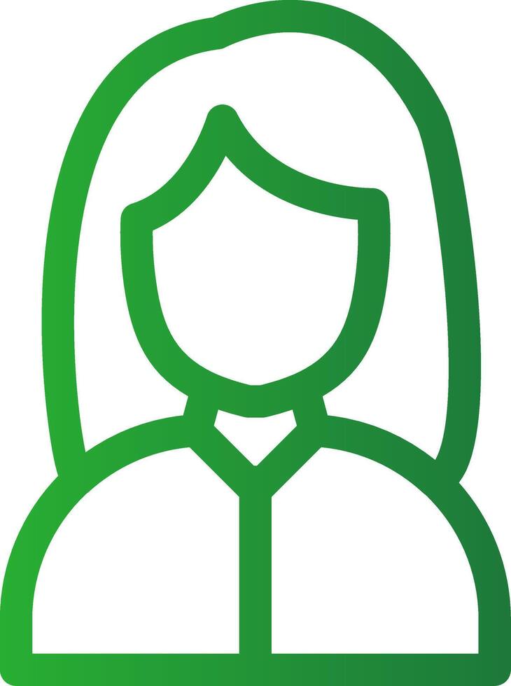 Line Green Gradient Design vector