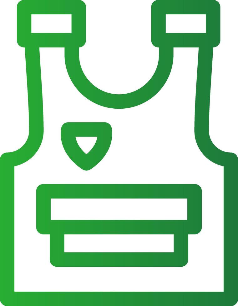 Line Green Gradient Design vector
