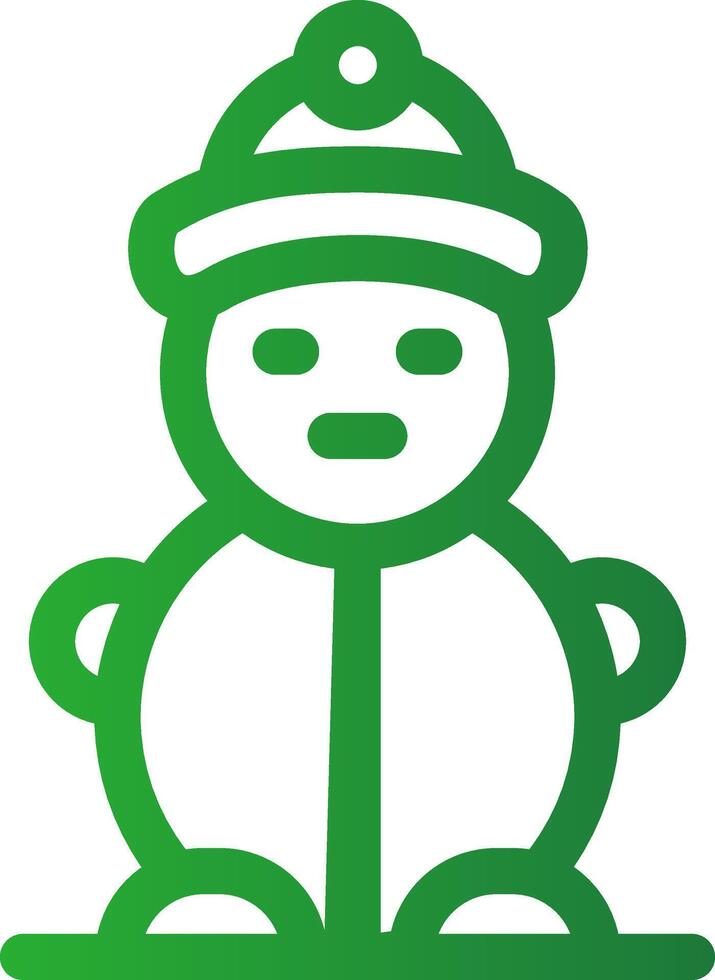 Line Green Gradient Design vector