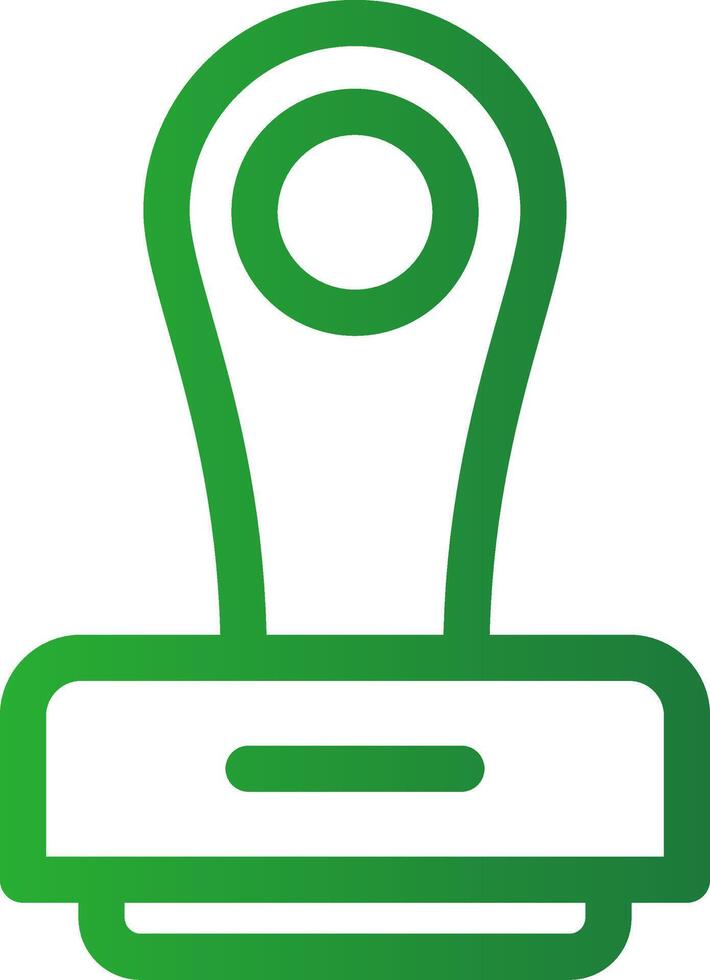 Line Green Gradient Design vector
