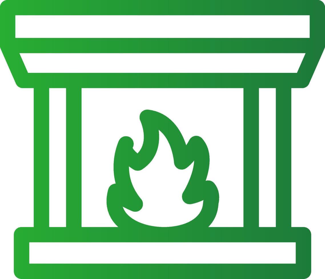 Line Green Gradient Design vector