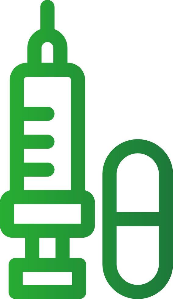 Line Green Gradient Design vector