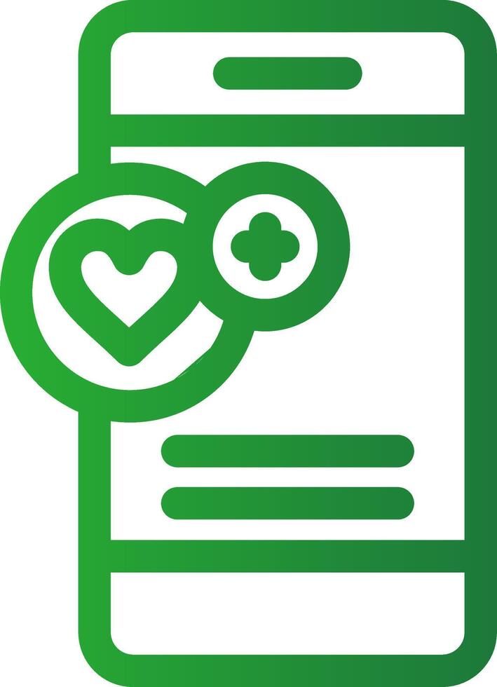 Line Green Gradient Design vector