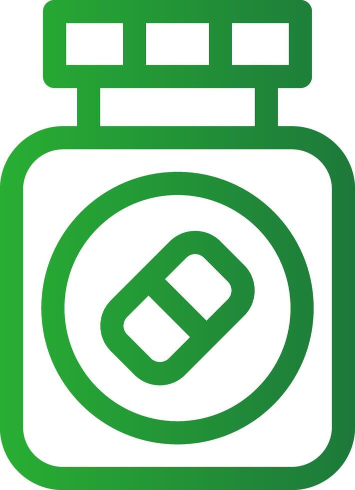Line Green Gradient Design vector