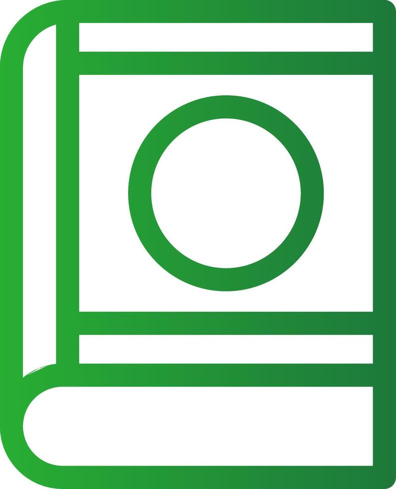 Line Green Gradient Design vector
