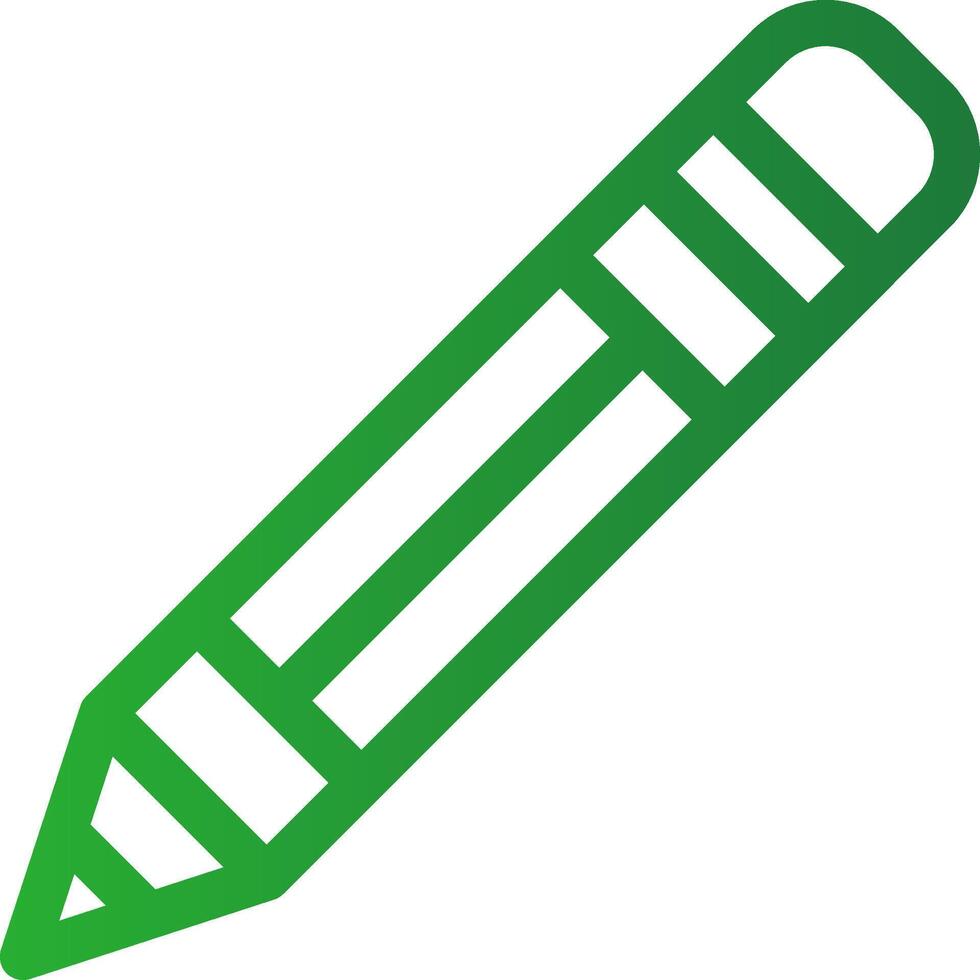Line Green Gradient Design vector