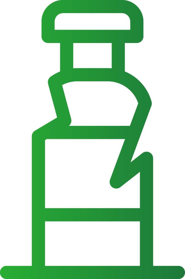 Line Green Gradient Design vector