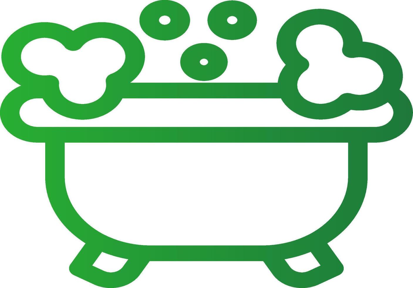 Line Green Gradient Design vector