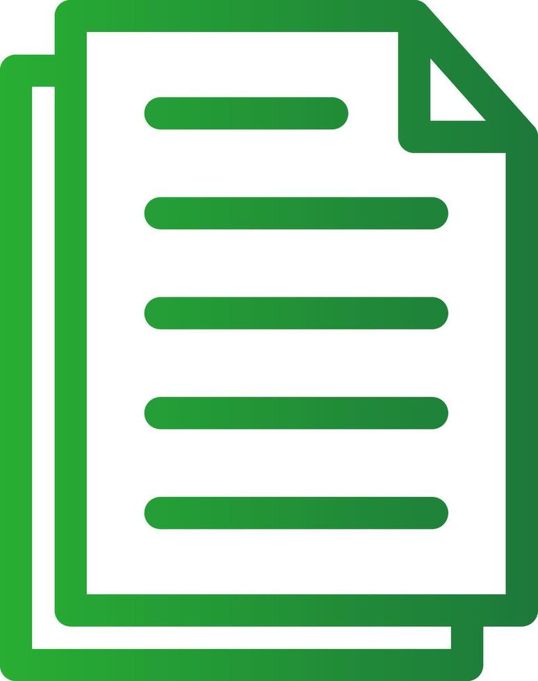 Line Green Gradient Design vector