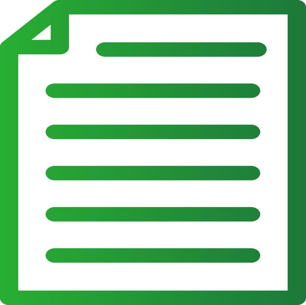 Line Green Gradient Design vector
