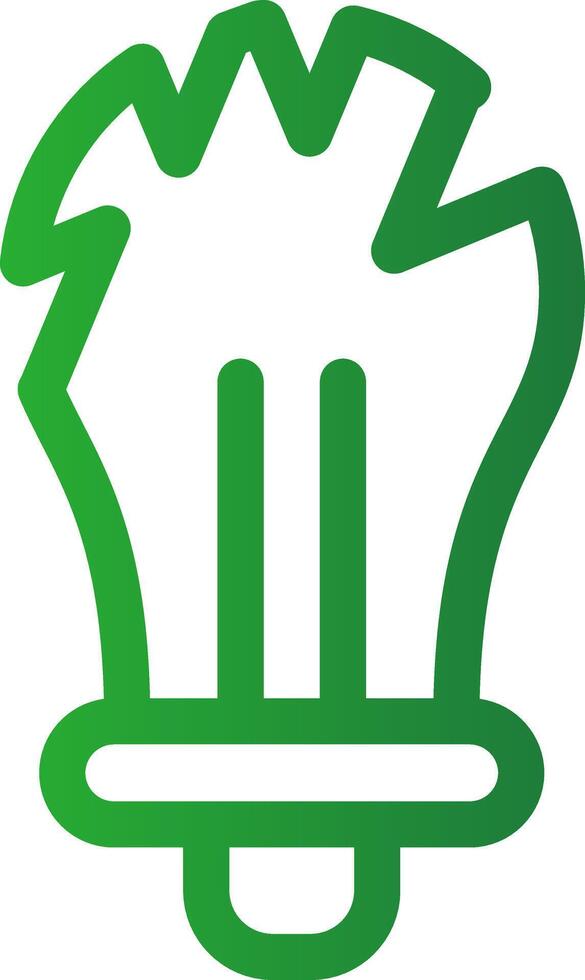 Line Green Gradient Design vector