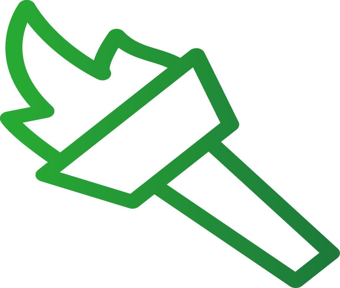 Line Green Gradient Design vector