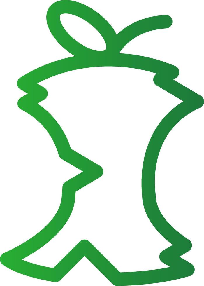 Line Green Gradient Design vector