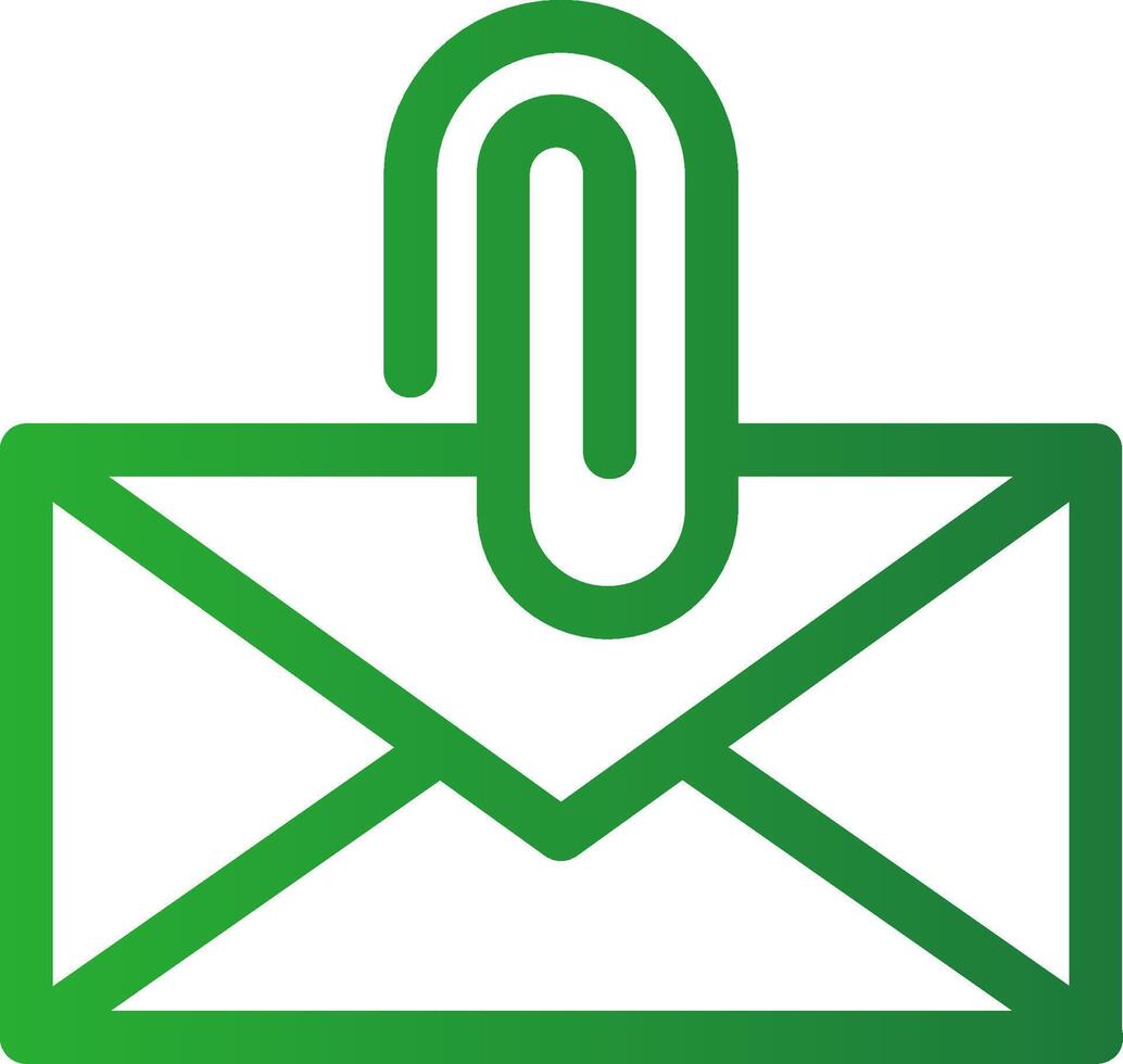 Line Green Gradient Design vector