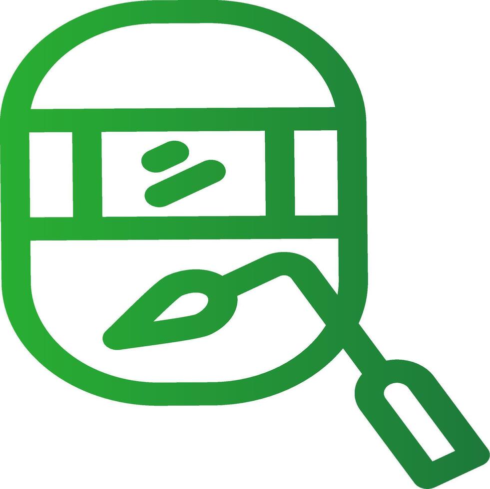 Line Green Gradient Design vector