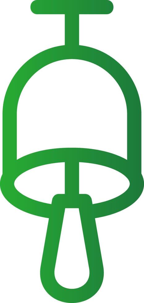 Line Green Gradient Design vector