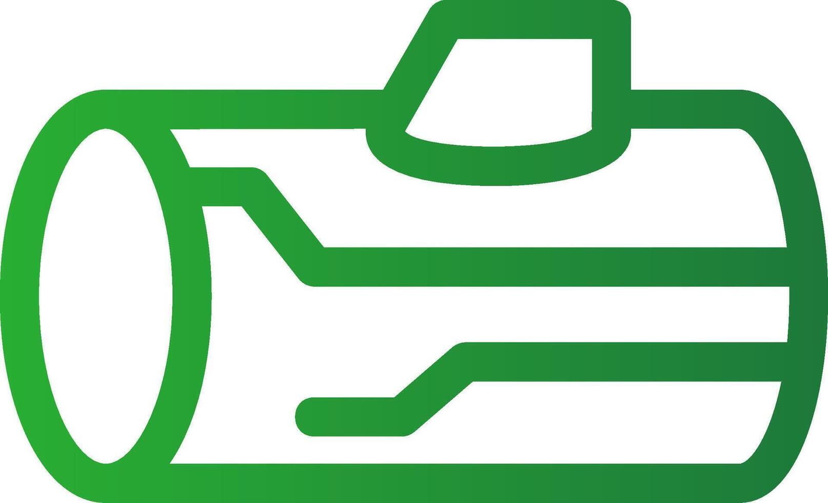 Line Green Gradient Design vector