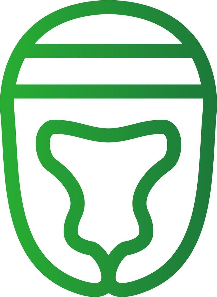 Line Green Gradient Design vector