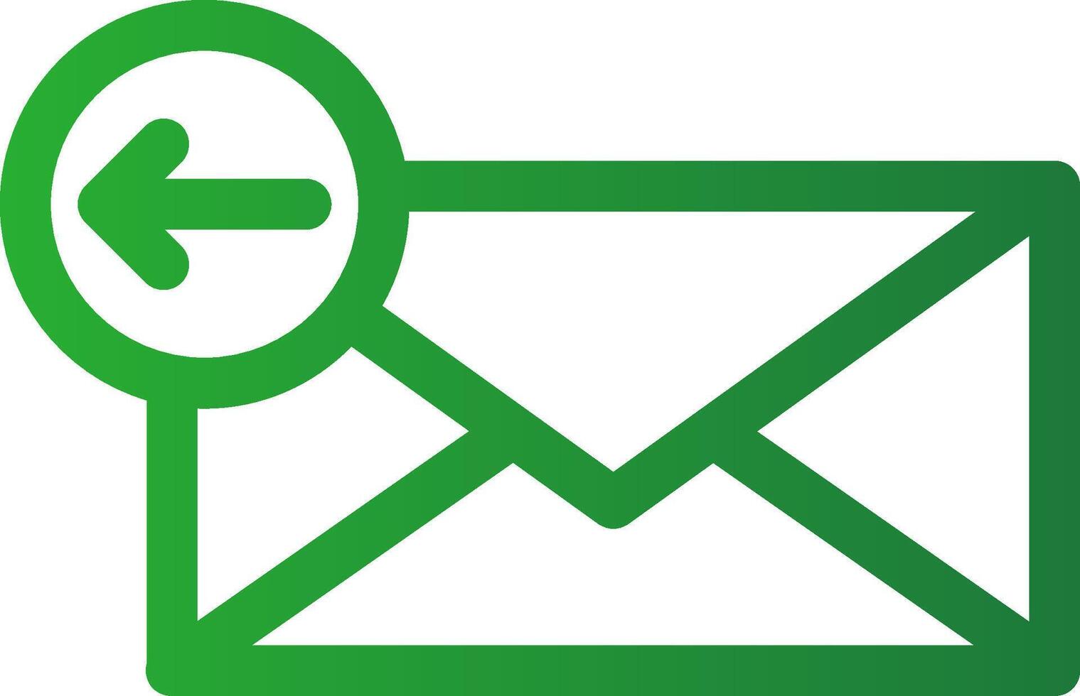 Line Green Gradient Design vector