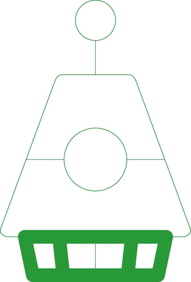 Line Green Gradient Design vector