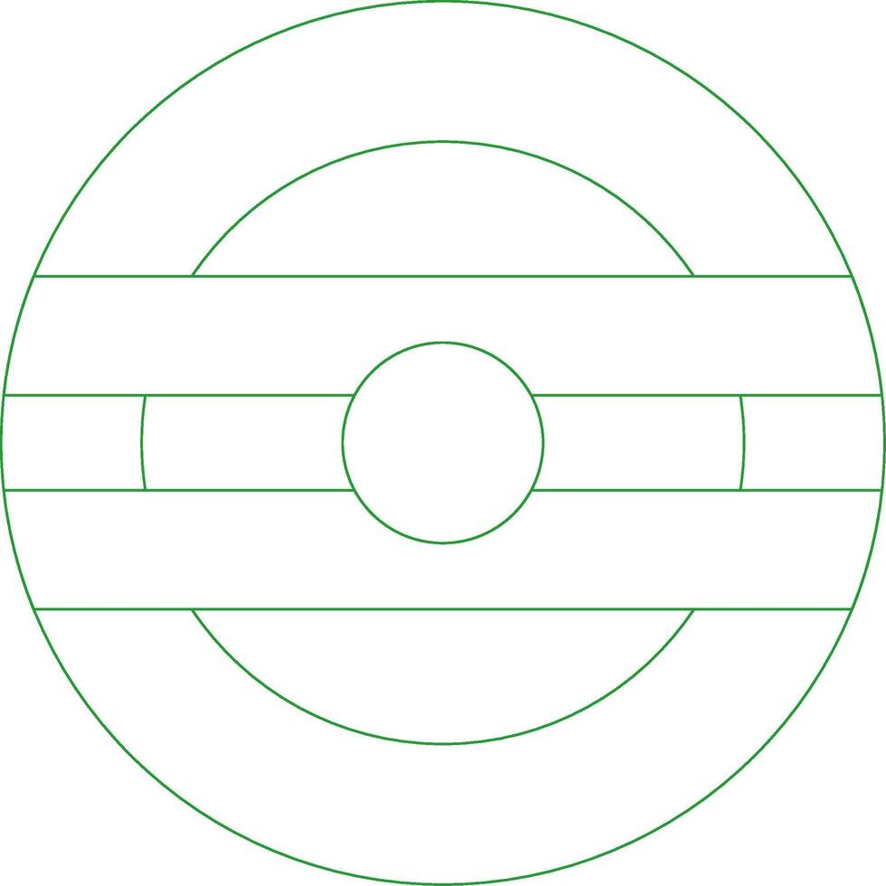Line Green Gradient Design vector