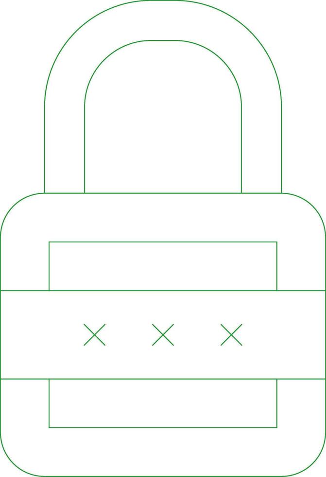 Line Green Gradient Design vector