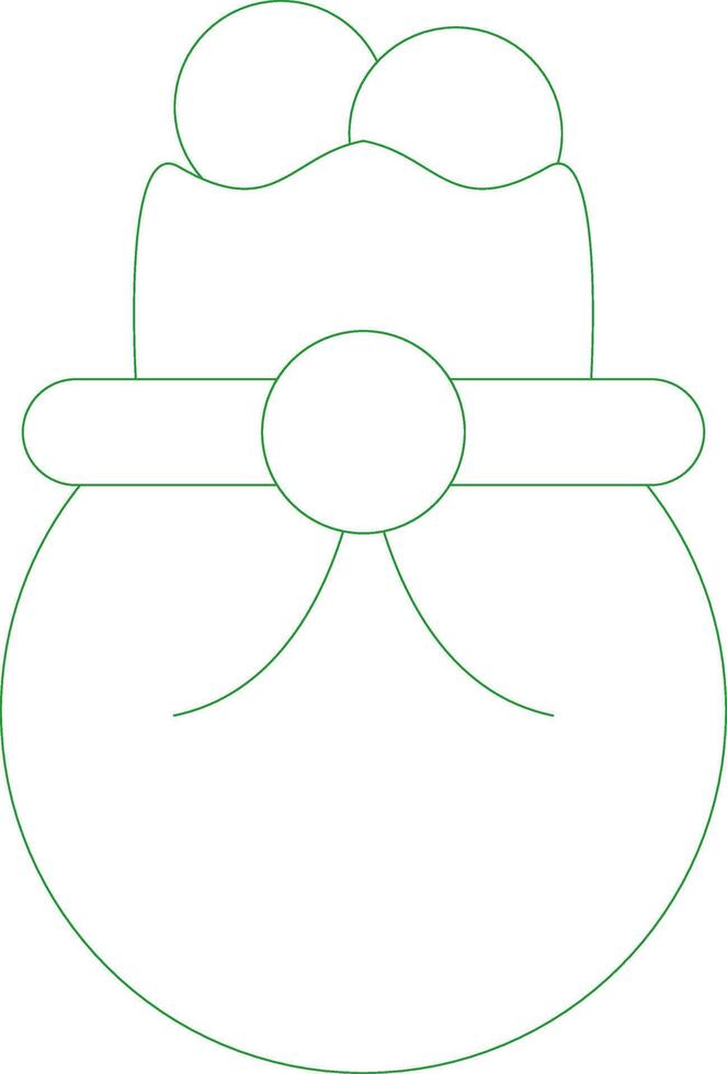 Line Green Gradient Design vector