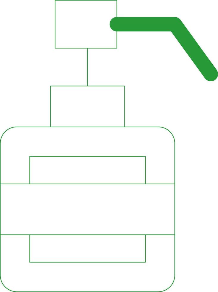 Line Green Gradient Design vector