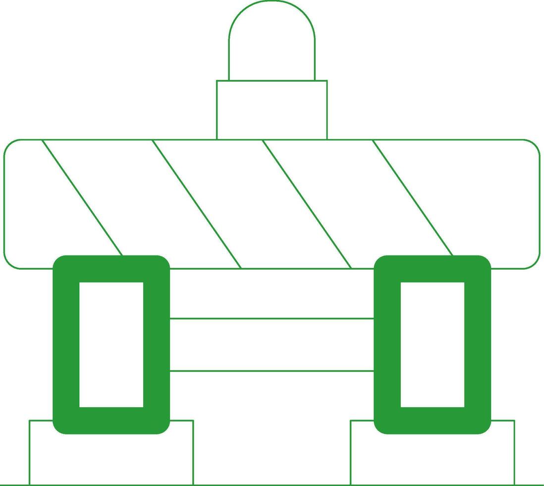 Line Green Gradient Design vector