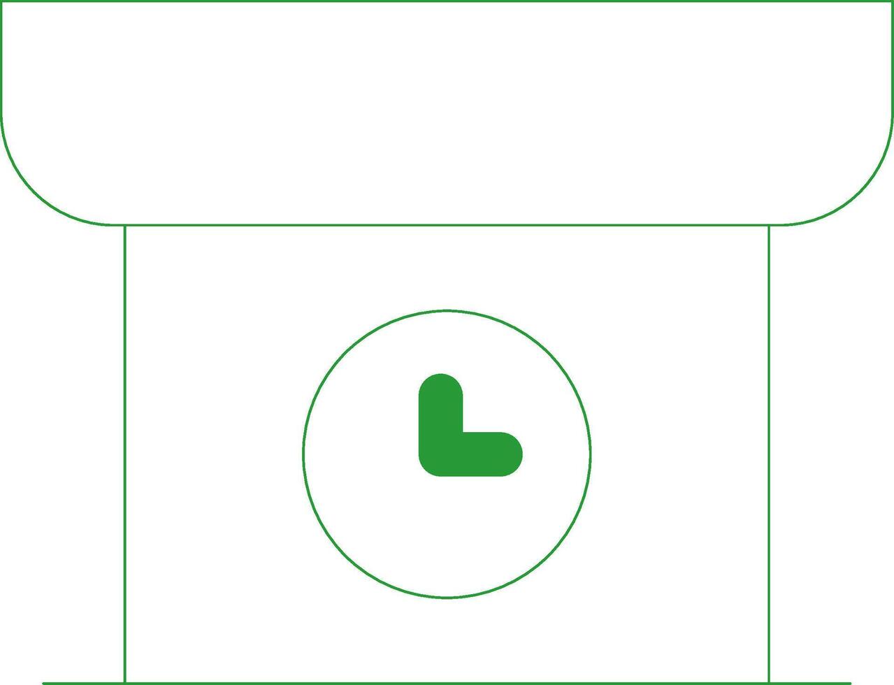 Line Green Gradient Design vector