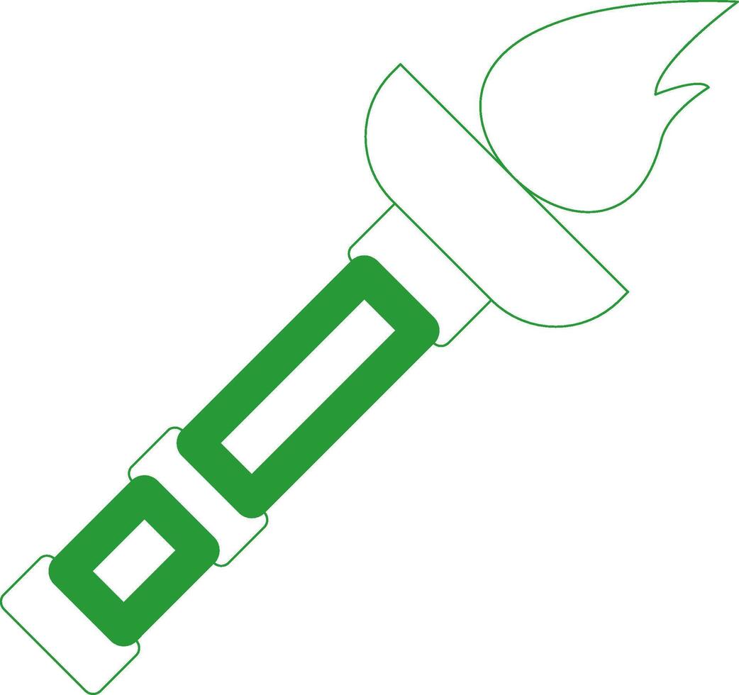 Line Green Gradient Design vector
