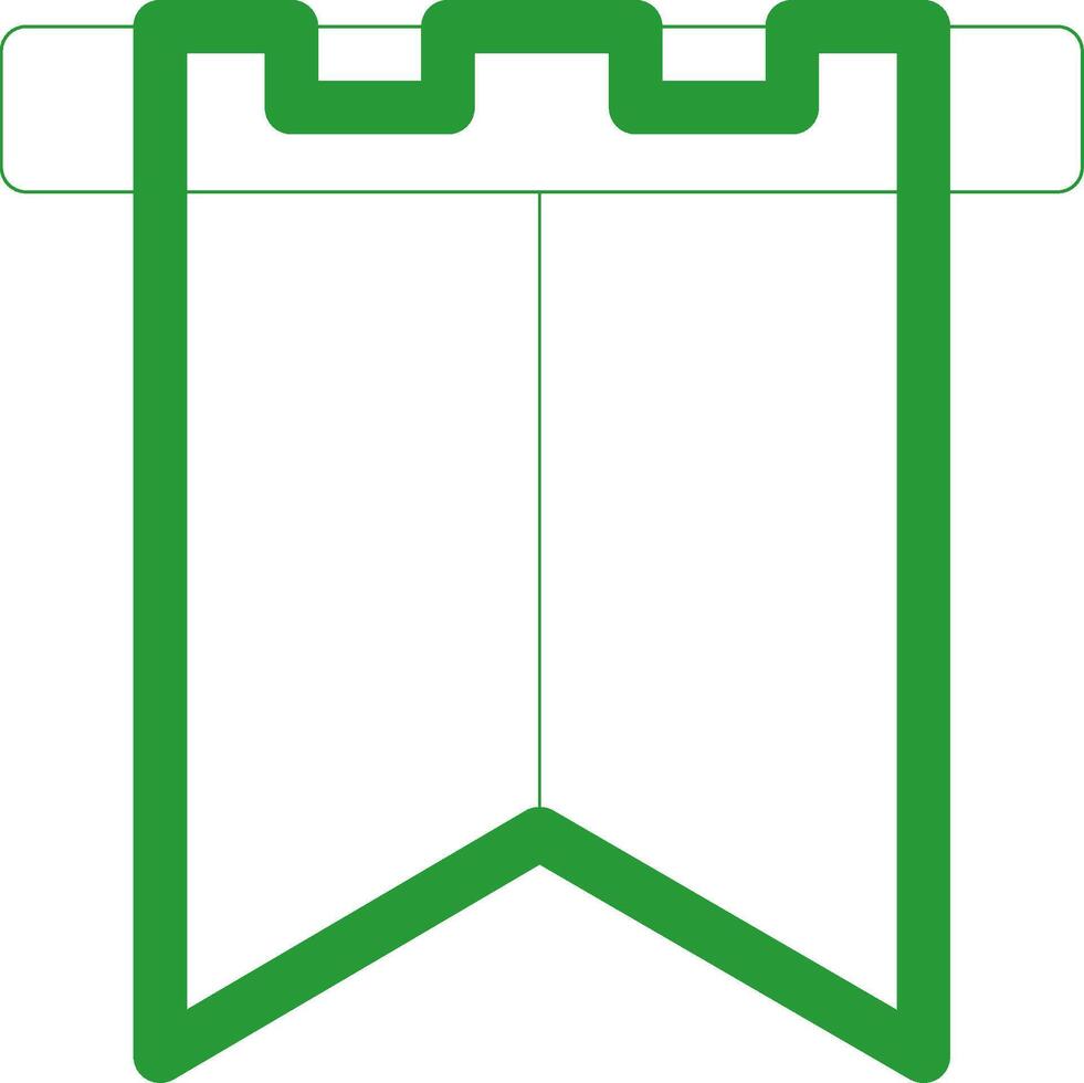 Line Green Gradient Design vector