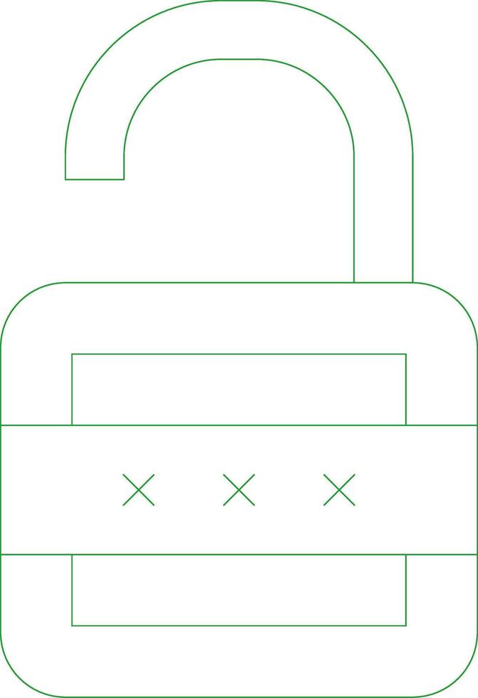 Line Green Gradient Design vector