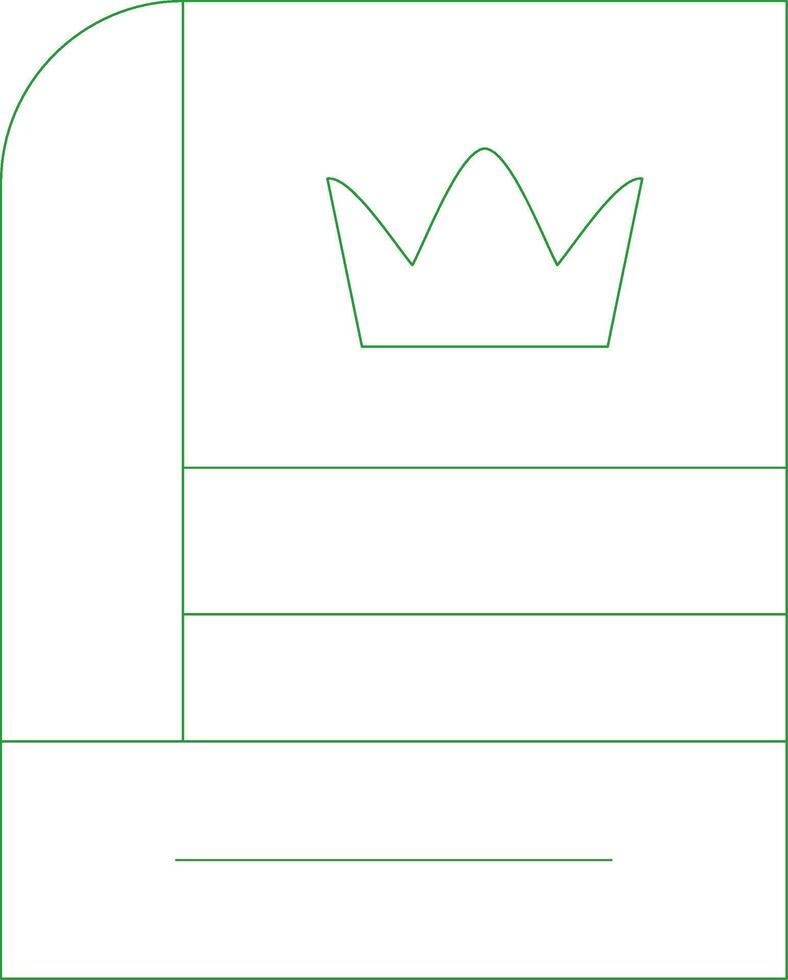 Line Green Gradient Design vector