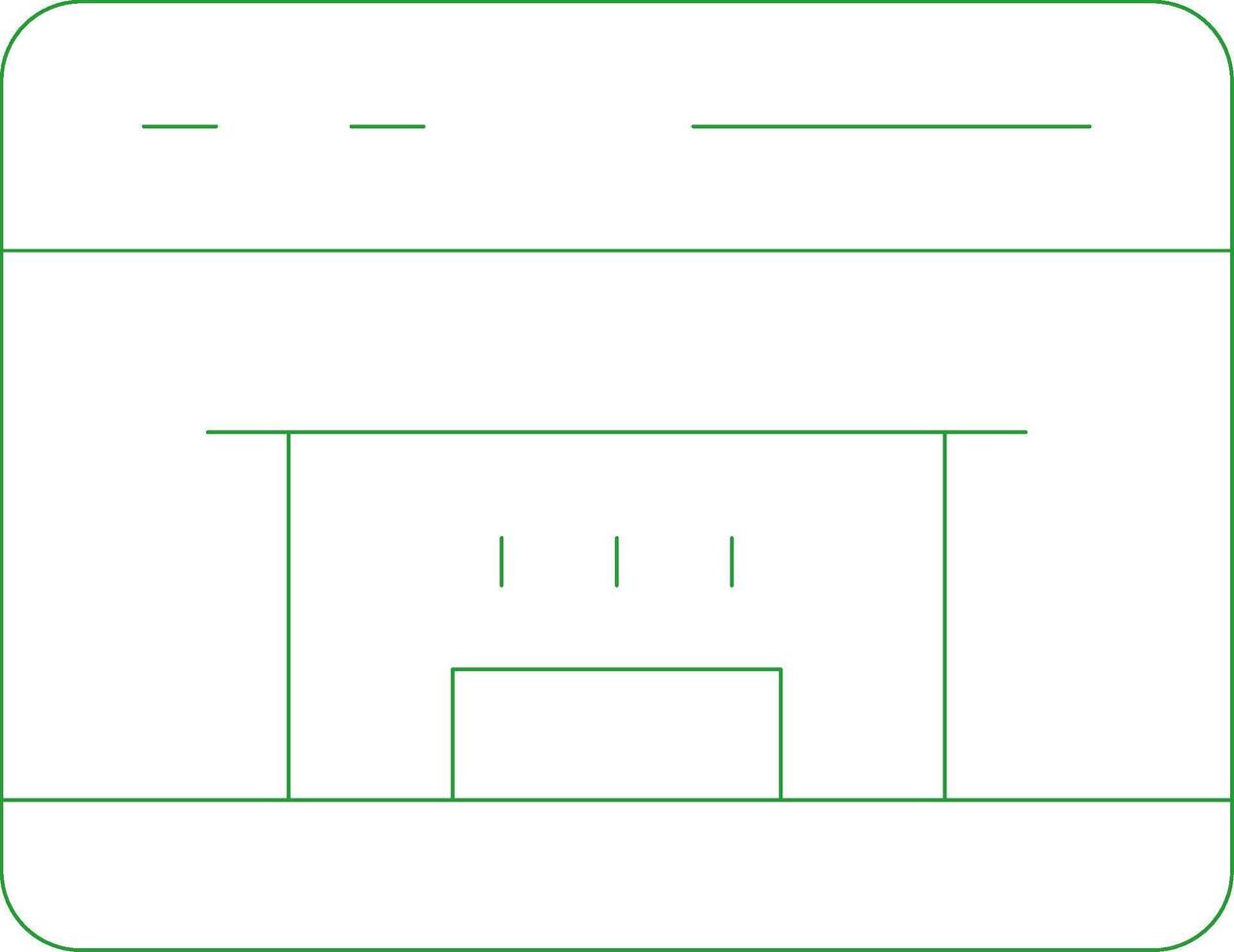 Line Green Gradient Design vector