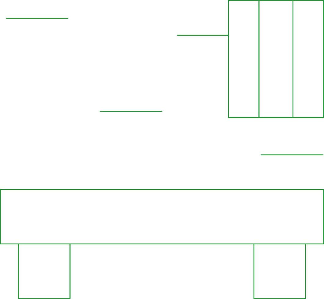 Line Green Gradient Design vector