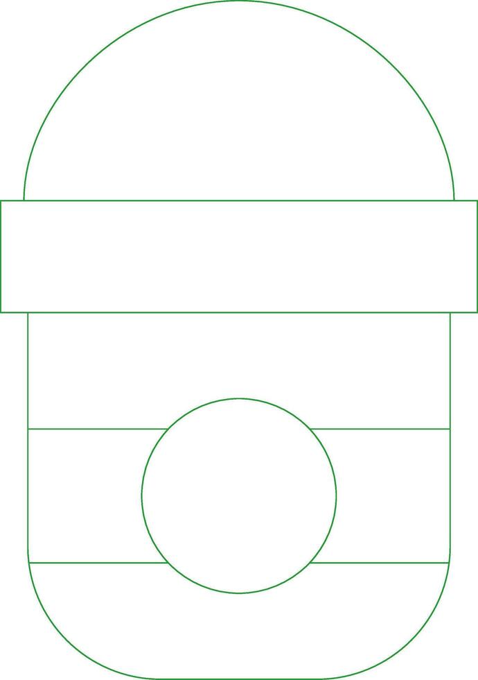 Line Green Gradient Design vector