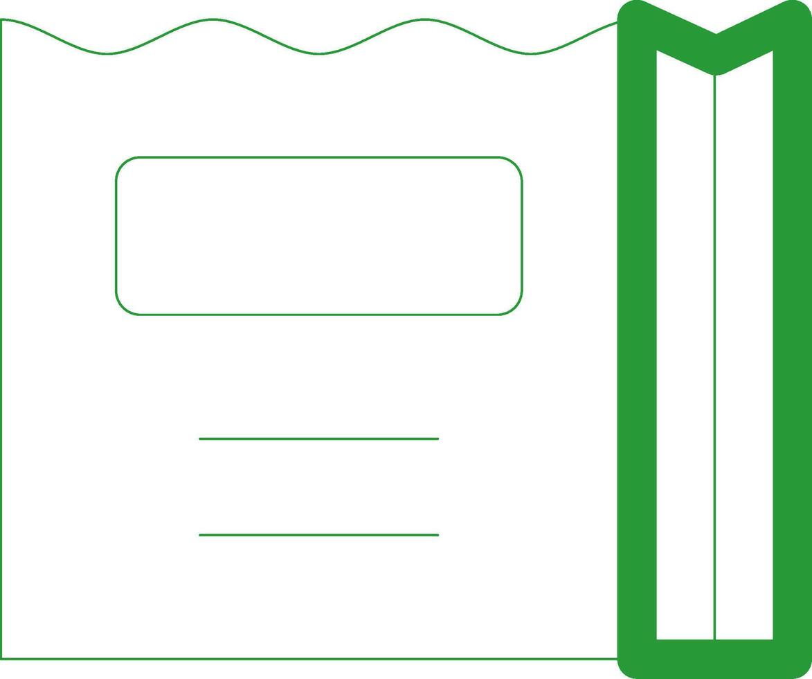 Line Green Gradient Design vector