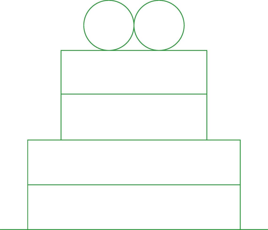 Line Green Gradient Design vector