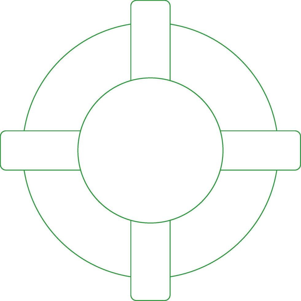 Line Green Gradient Design vector