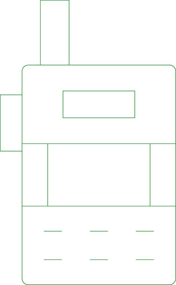 Line Green Gradient Design vector